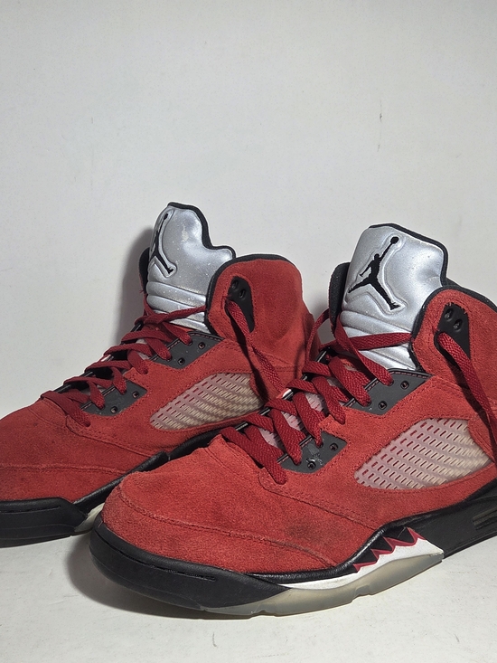 Jordan Other - Nike Air Jordan 5 Retro "Raging Bull" (Toro Bravo) Red Suede - Men's Size 13